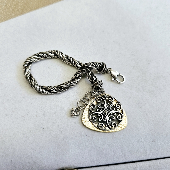 Brighton Highland Park Bracelet with Two-Tone Two-Piece Charm - Picture 12 of 16